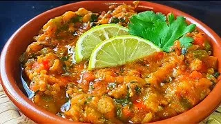 Miniature : {ZAALOUK} Fameuse Recette Cuisine Marocaine 🇲🇦 Eggplant Moroccan Recipe Facile Rapide 