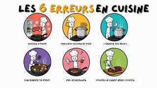 Miniature : 6 ERREURS DE CUISINE QUE 99% DES GENS FONT SANS LE SAVOIR