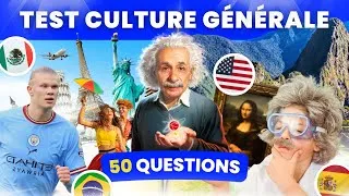 Miniature : 🧠 Ton cerveau va chauffer 🔥 - 50 questions pour tester ta culture générale ✅