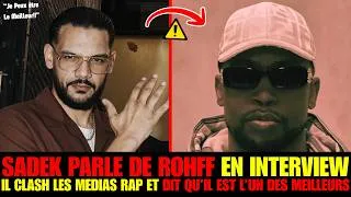Miniature : SADEK parle de ROHFF en Interview, Sa Carrière dans le Rap Français, CLASH LES MEDIAS RAP, Actu rap