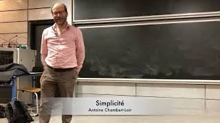 Miniature : Séminaire « Des mathématiques » : Simplicité, Antoine Chambert-Loir