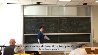 Miniature : Journées CPGE – ÉNS : autour des travaux de Maryna Viazovska II
