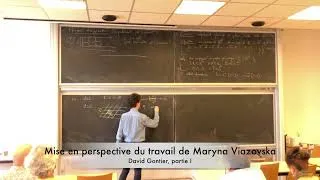 Miniature : Journées CPGE – ÉNS : autour des travaux de Maryna Viazovska I