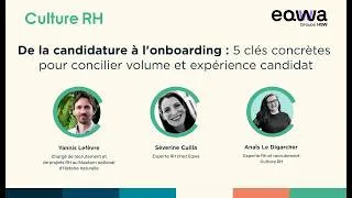 Miniature : De la candidature à l'onboarding : 5 clés concrètes pour concilier volume et expérience candidat