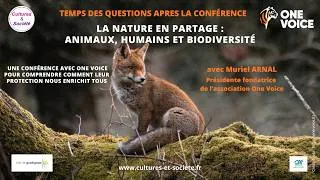 Miniature : La nature en partage : animaux, humains et biodiversité - Temps des questions après la conférence.
