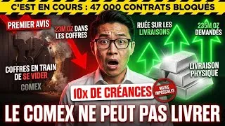 Miniature : LA RUÉE A COMMENCÉ : 47K contrats d'argent (COMEX : 23M oz, besoin 235M - IMPOSSIBLE)