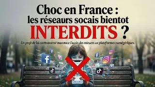 Miniature : Choc en France : les réseaux sociaux bientôt INTERDITS aux enfants ?