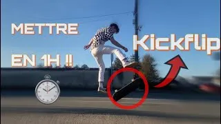 Miniature : DÉFI METTRE KICKFLIP EN 1H!(Réalisable ?)