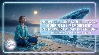 Miniature : 🌜🌑🌛Méditation Guidée | Nouvelle Lune 14 Juillet 2026 | Libérer les Mémoire et Paix Intérieure🌜🌑🌛