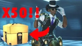 Miniature : Ouverture 50 coffre de l'anniversaire overwatch