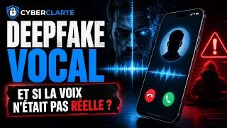 Miniature : Voix deepfake  danger invisible CyberClarté #DeepfakeVocal #IA #CyberSecurity #SocialEngineering