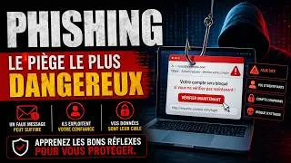 Miniature : Le vrai danger du phishing expliqué simplement #Phishing #Cybersécurité #Cyber #CyberClarté #Malware