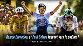 Miniature : Remco Evenepoel et Paul Seixas foncent vers le podium ! (Tour de France 2026)