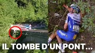 Miniature : Remco Evenepoel : Sa chute spectaculaire du pont et son incroyable retour