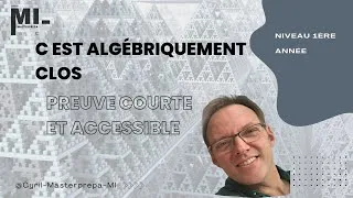Miniature : C est algébriquement clos
