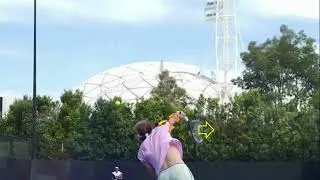 Miniature : Slice serve with speed