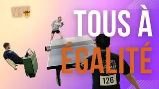 Miniature : Tous à égalité aux championnats de France tennis de table FSCF kremlin Bicêtre