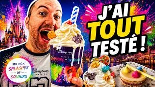 Miniature : J'ai testé TOUTES les nouveautés food A Million Splashes of Colours à Disneyland Paris !