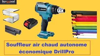 Miniature : Cyrob : J'ai trouvé sur Banggood un petit souffleur à air chaud DrillPro autonome sympa !