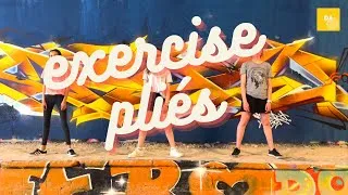 Miniature : Exercise pliés. Cours Modern'jazz. Ados niveau Inter.