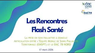Miniature : Flash Santé n°24 | La prise en soin palliative à domicile