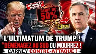 Miniature : l'ultimatum brutal de Trump au Canada — Carney riposte avec force