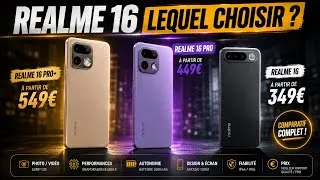 Miniature : Realme 16 séries : lequel choisir ? 