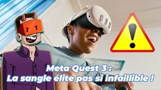 Miniature : META Quest 3, la sangle ELITE : 2 PROBLEMES à connaitre avant de l'acheter ! Et des jeux en PROMO