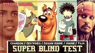 Miniature : SUPER BLIND TEST (Version Random) - Musique, Jeu Vidéo, Dessin Animé, Animé, Film [60 Titres]