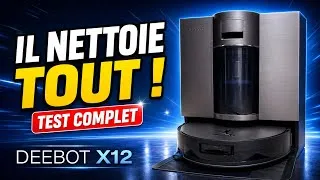 Miniature : J’ai testé le nouveau robot aspirateur laveur ECOVACS DEEBOT X12 OmniCyclone 🤖 Vraiment efficace ?