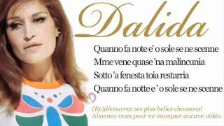 Miniature : Dalida - O sole mio - Paroles (Lyrics)
