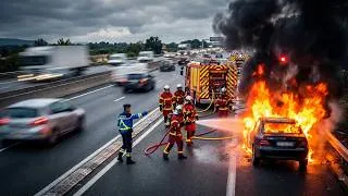 Miniature : Vitesse et incivilités : l'été brûlant des gendarmes de l'A8