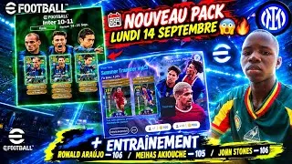 Miniature : NOUVEAU PACK LUNDI 14 SEPTEMBRE 😱🔥 +Entraînement Ronald Araújo106 Meihas Akiouche 105 John Stones106