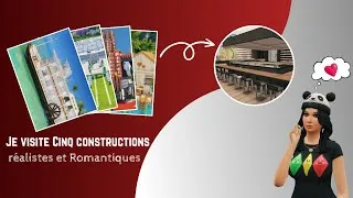 Miniature : Je visite cinq constructions réalistes ( spécial lieux romantiques ) ❤️ | Sims 4 | noCC |