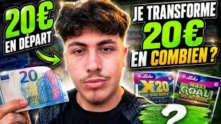 Miniature : Je transforme 20 euros en combien avec des tickets à gratter ?