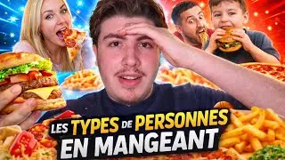 Miniature : LES DIFFÉRENTS TYPES DE PERSONNES EN MANGEANT 