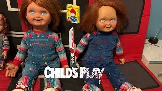Miniature : Je compare 2 poupées Chucky tailles réelles 