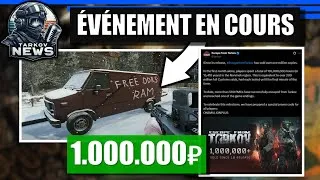 Miniature : Nouvel Événement en cours ! | 1 Million Gratuit [NEWS] Tarkov Fr