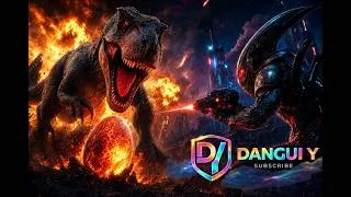 Miniature : Aliens attack the last dinosaur egg...but they didn't expect THIS - Dinosaurs Vs Aliens