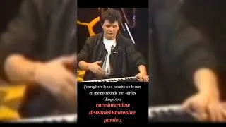Miniature : Rare interview de Daniel Balavoine 1985 