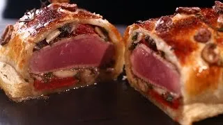 Miniature : Filet d’agneau en croûte à la provençale, gratin dauphinois, jus de rôti par Sylvestre Wahid (#DPDC)