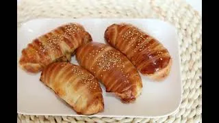 Miniature : Recette de mini pain farcis (  viande haché et fromage )