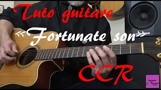 Miniature : Tuto guitare - Fortunate son - Creedence Clearwater Revival (CCR) +TAB