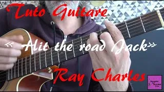 Miniature : Tuto guitare facile - Hit the road Jack - Ray Charles - (Etude 1 sur les barrés) +TAB