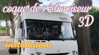 Miniature : Coque de rétroviseur , camping-car rapido Mercedes installation