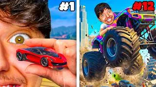 Miniature : GTA Mais Si je Brise une Loi, Ma Voiture Grossit !