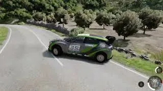 Miniature : Rallye BeamNG - Italie sur gravier