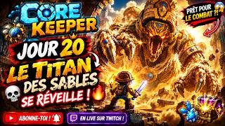 Miniature : 🪲 JOUR 20 sur CORE KEEPER – Le TITAN des SABLES se réveille ! 💀🔥