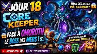 Miniature : 🌊 JOUR 18 sur CORE KEEPER – Face à OMOROTH, le BOSS des MERS !