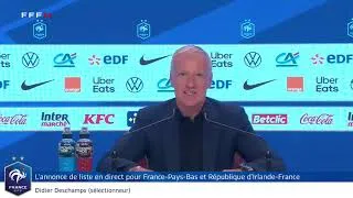 Miniature : Liste Didier Deschamps  16 03 2023